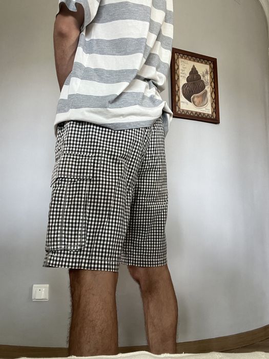Calções tecido com Padrão