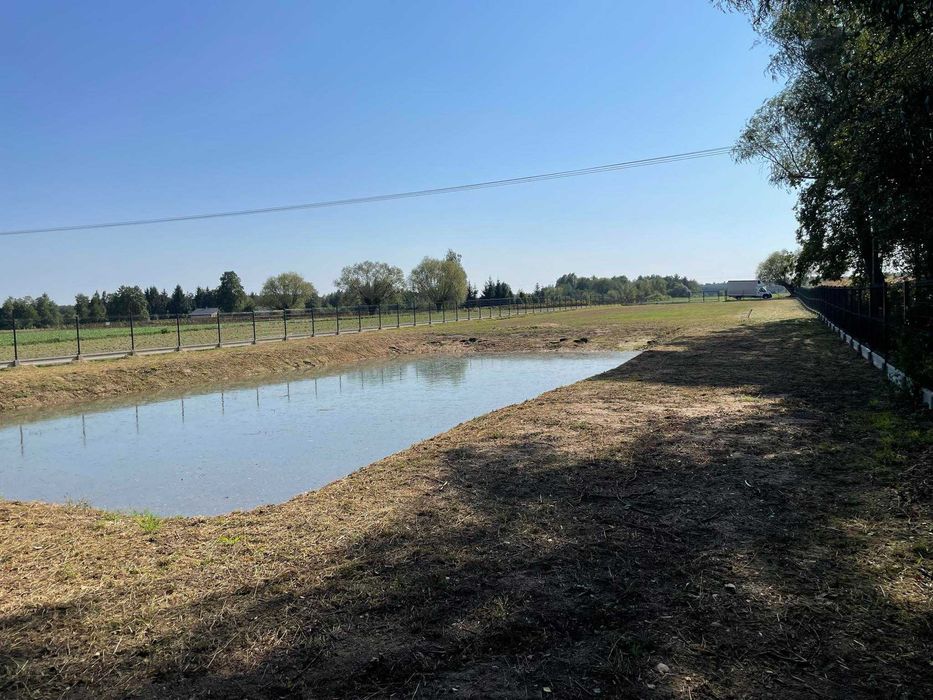Działka budowlana ogrodzona ze stawem Mysłownia Nowa