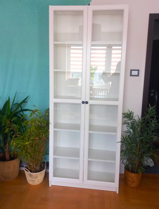 Regał witryna Ikea Billy Oxberg stylizowana na Hemnes 80x30x202 PILNE