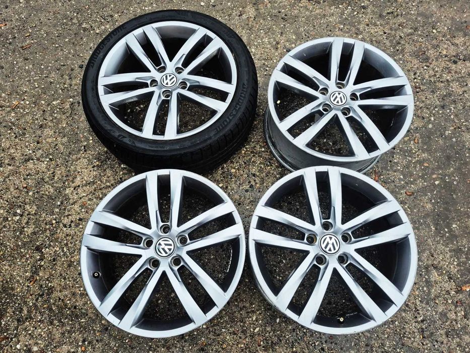 Golf 6 7 R-Line GTI GTD Touran Salvador Alu Koła Zima 18 Cali 5G0