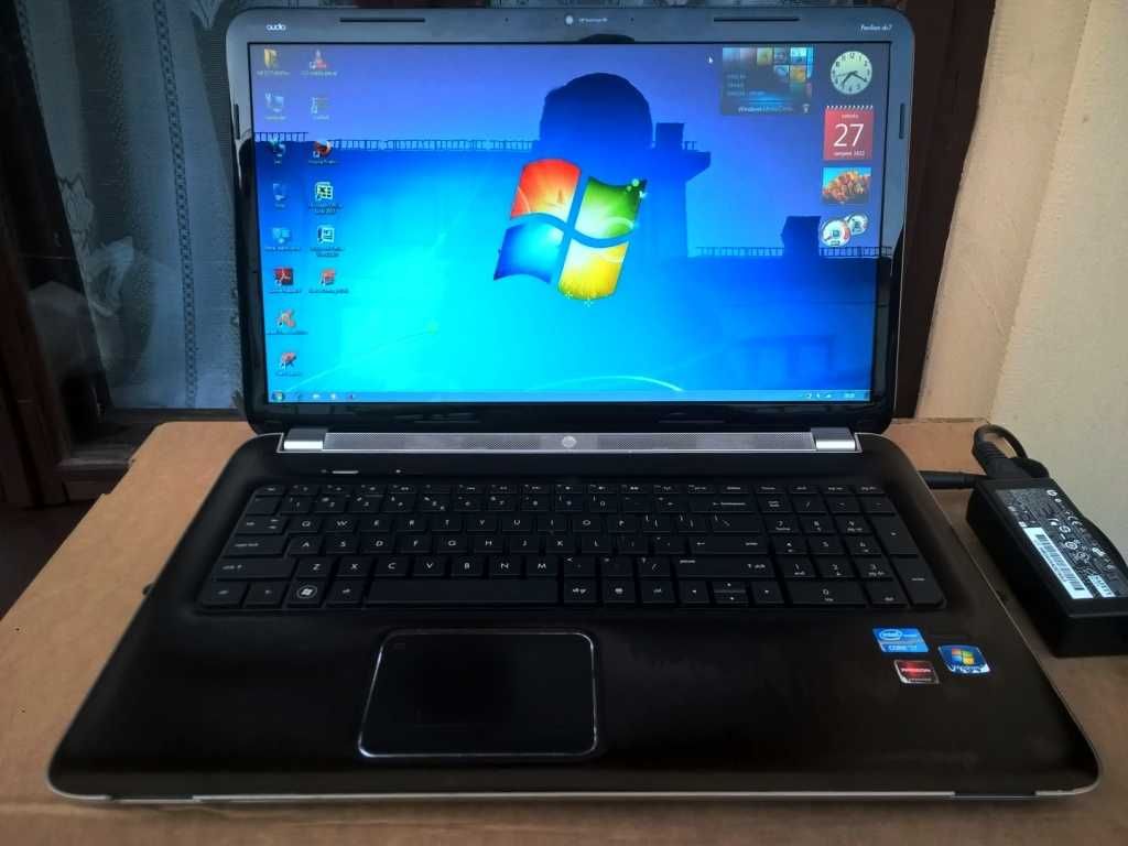 HP DV7 17,3"HD INTEL-Core-i7 8x2GH 4G 730G HD4600~2,6G HDMI WiFi BluRa