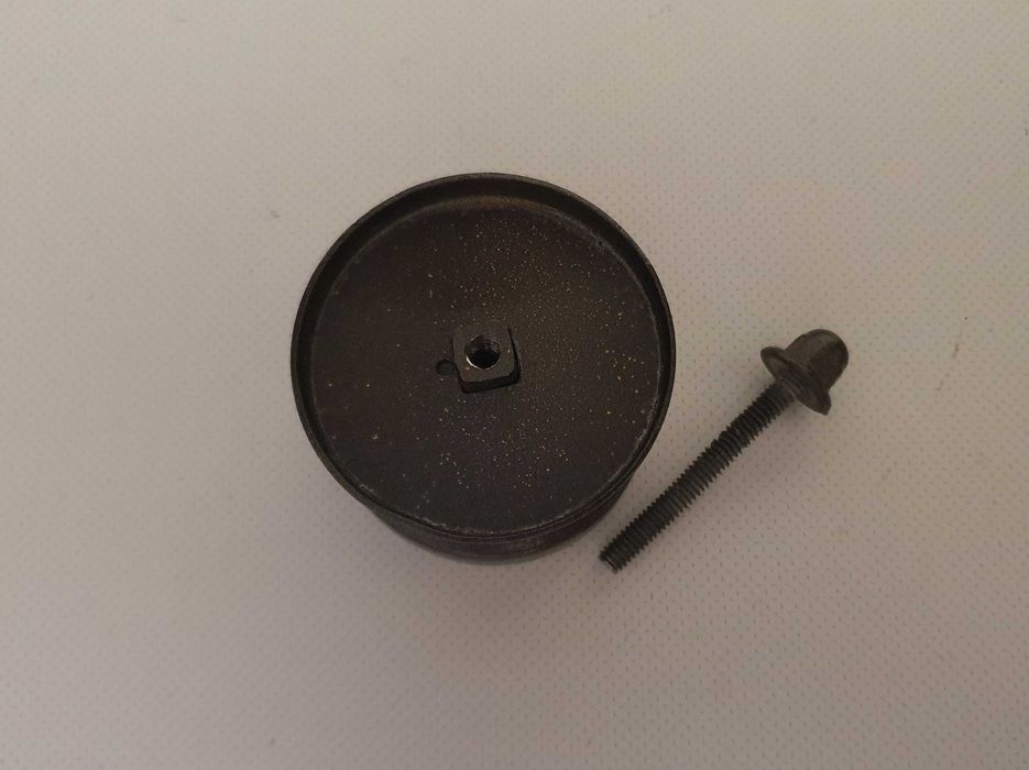Puxador de porta vintage, em alumínio cor antracite efeito martelado