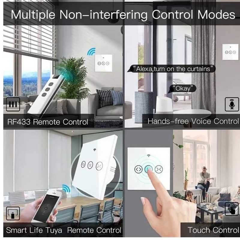 Interruptor de ESTORES  inteligente WI-FI