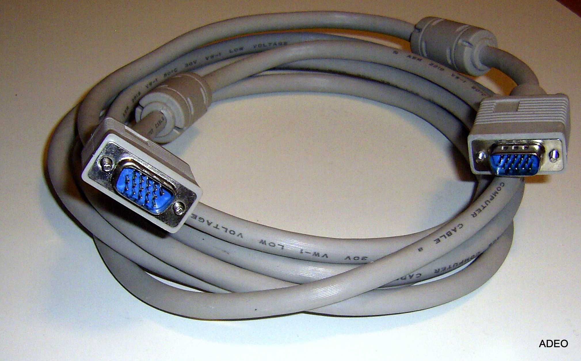 Kabel VGA do podłączenia PC z monitorem