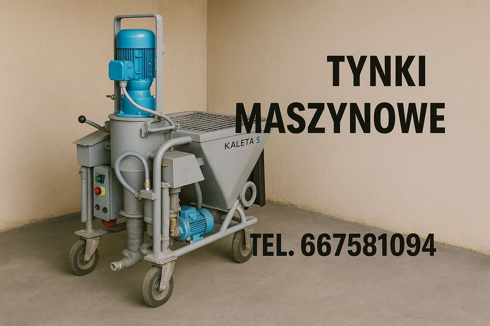 Profesjonalne tynki maszynowe – szybko, równo, solidnie!