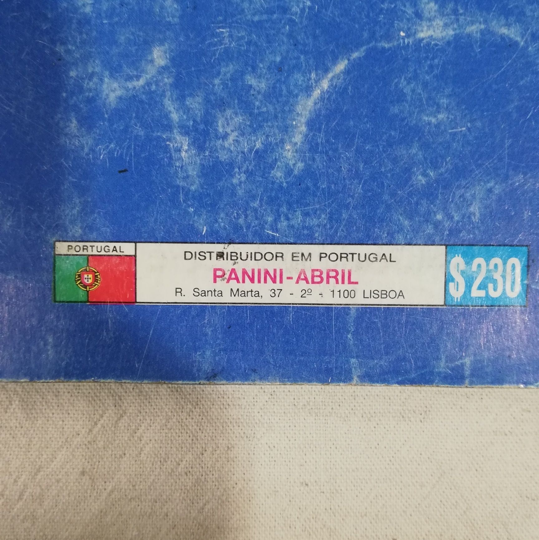 Caderneta de cromos Panini "Auto dos 100 aos 400 km/hora", anos 90