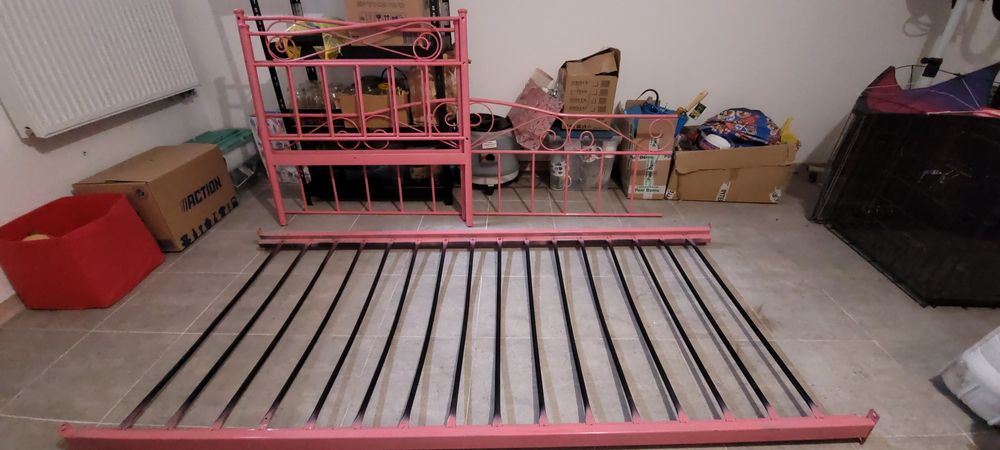 Łóżko metalowe 90×200