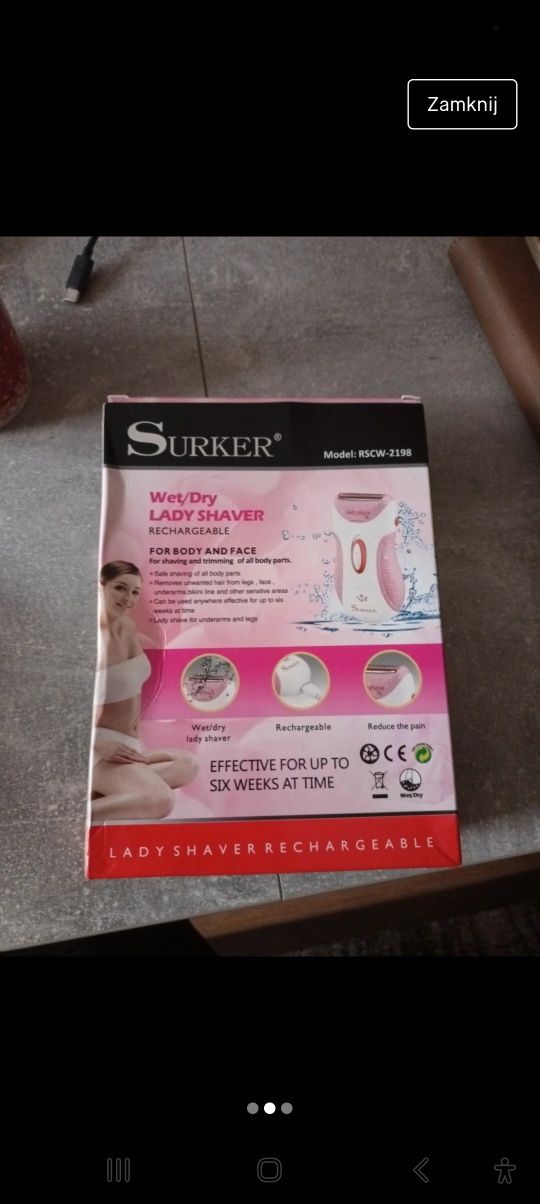 Depilator Surker