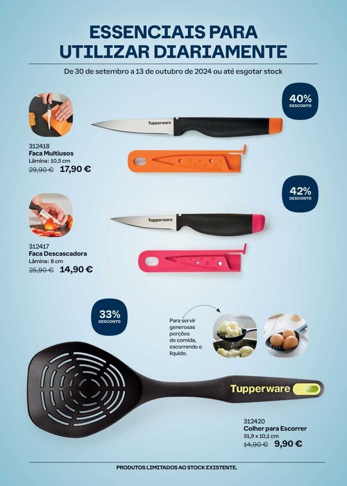 Promoções Tupperware até 13 de Outubro