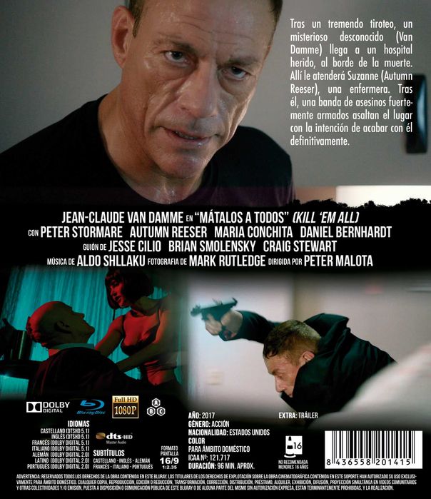 Mátalos A Todos/Vingança Balcânica (Blu-Ray)-Importado