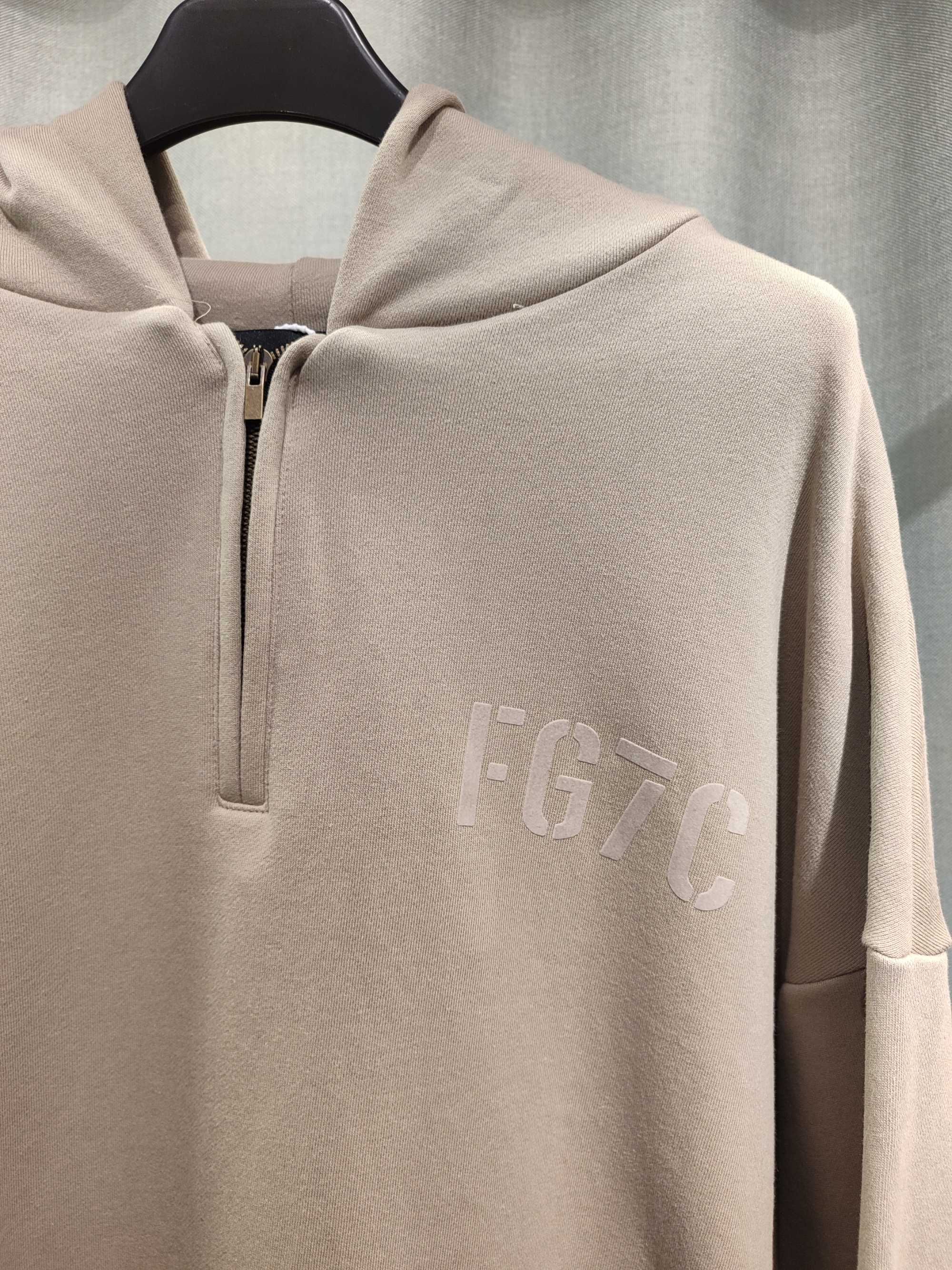 Худі Fear Of God 'FG7C' Cotton Half-Zip Hoodie Beige