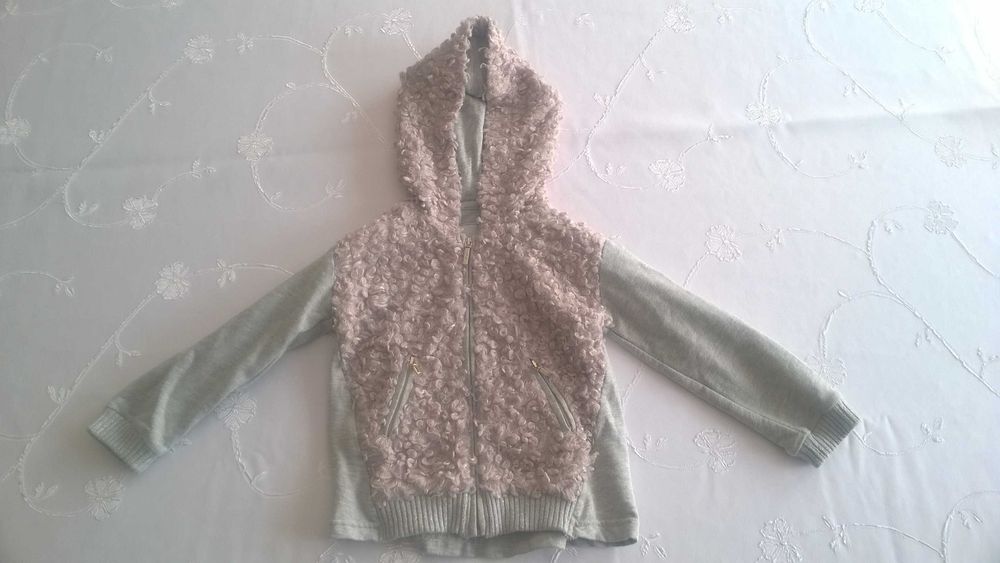 bluza bawełna mayoral z kapturem szara baranek rozmiar 98