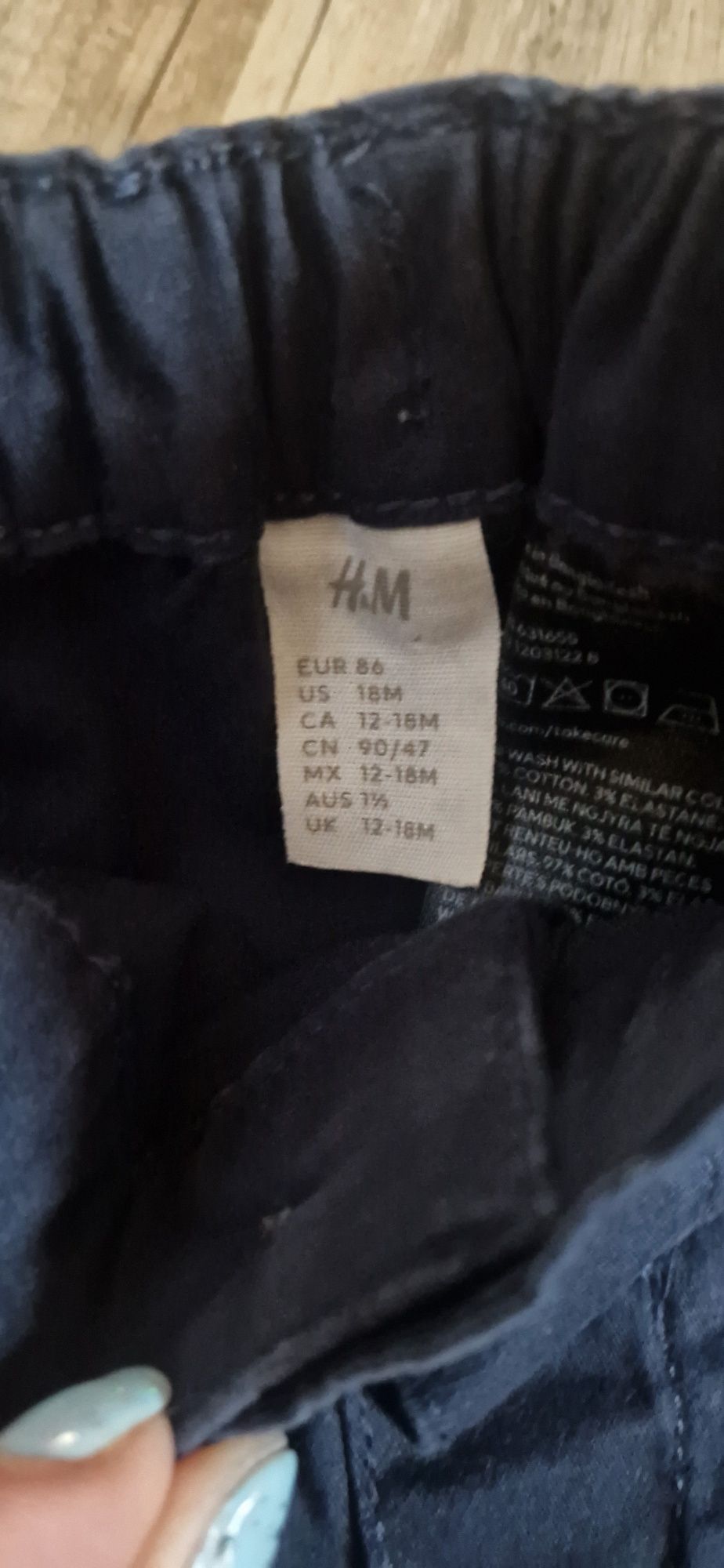 Spodnie materiałowe dla chłopca 86 H&M