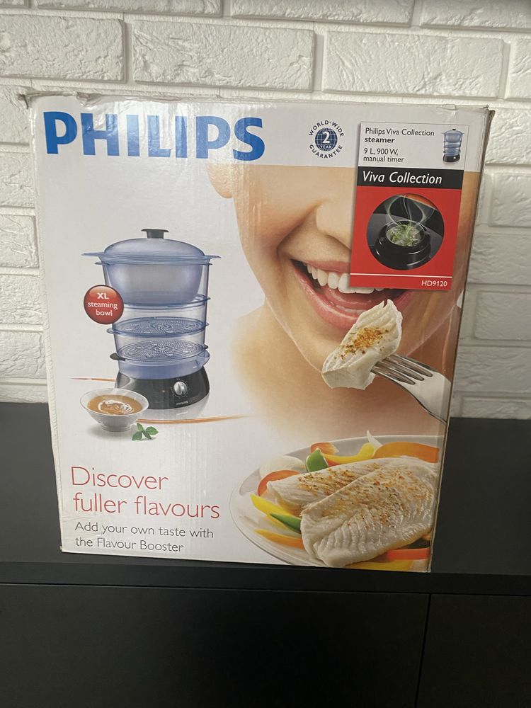 Nowy PHILIPS parowar 9,1 L 900 W 9l pokemnik na przyprawy
