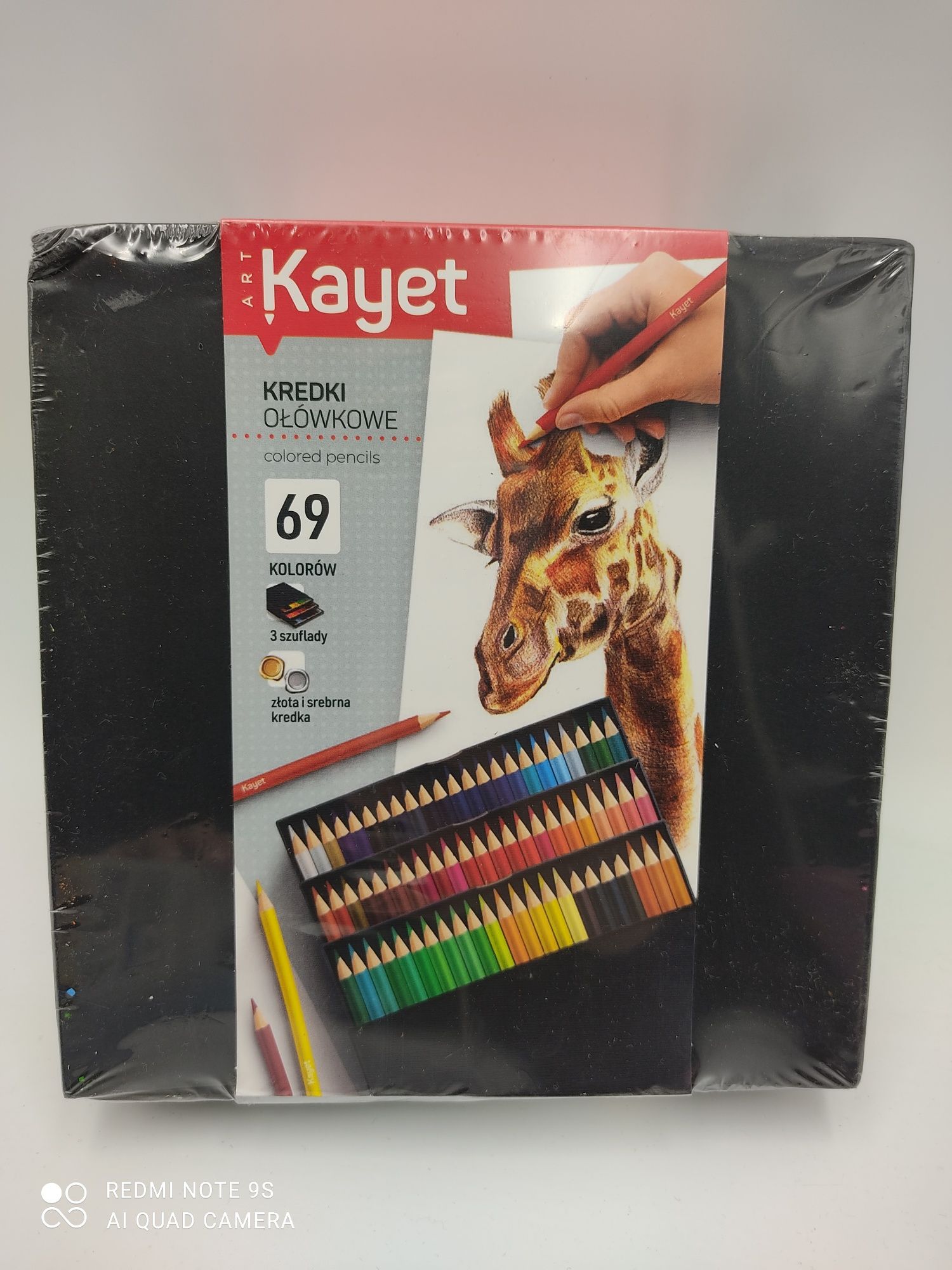 Kredki ołówkowe 69 kolorów Kayet