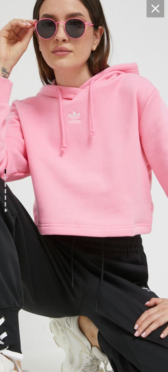 Худі  adidas рожеве
