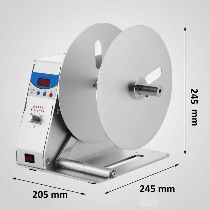 rebobinador de etiquetas bobinador enrolador etiquetas