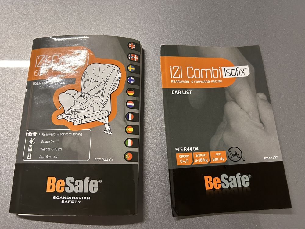 Cadeira auto BeSafe iZi Kid