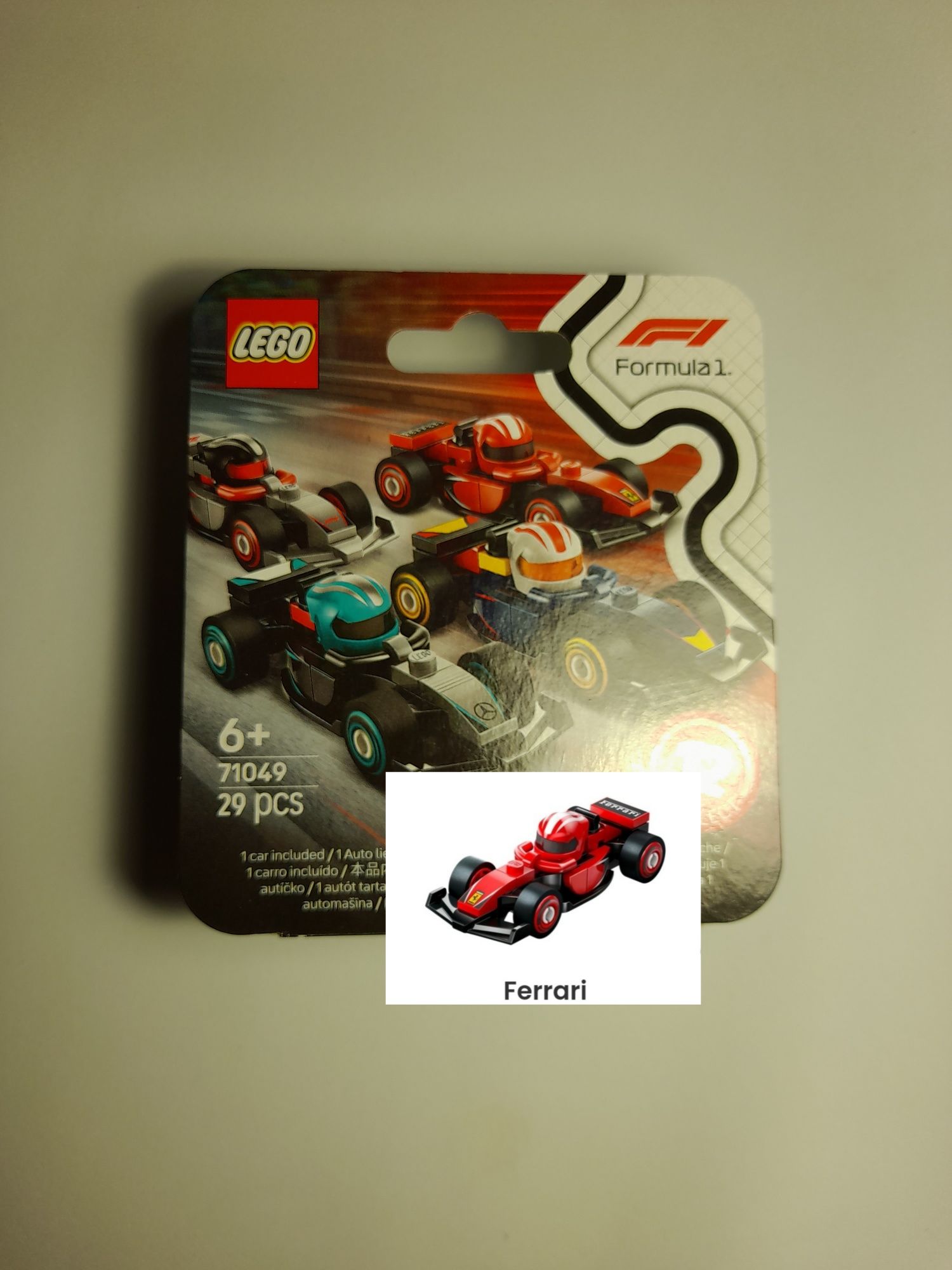 Lego ferrari car f1