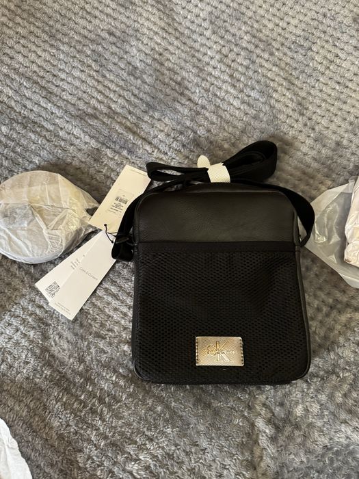 Чоловіча сумка планшет через плече Calvin Klein оригінал