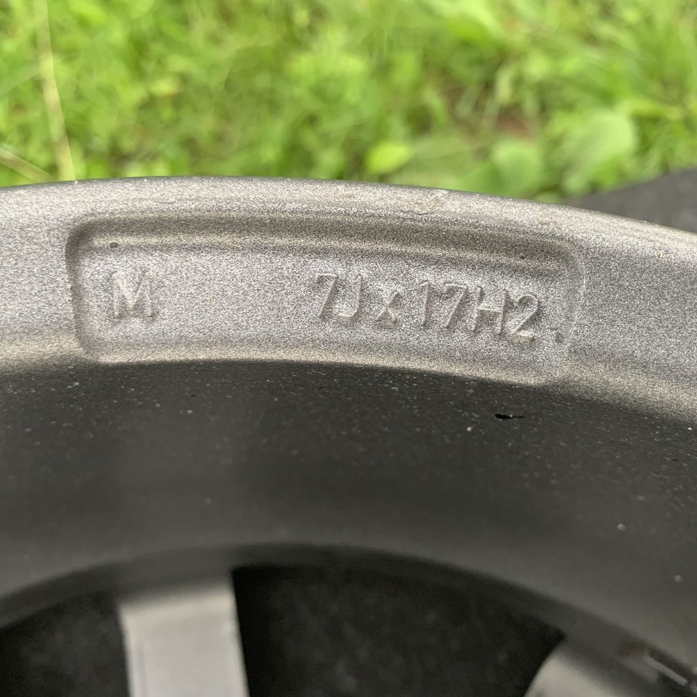 Диски r17 5x108 AEZ Tioga Graphite Volvo титани