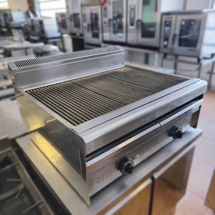 Grelhador elétrico de bancada Arris com 2 zonas (800x700x450mm)