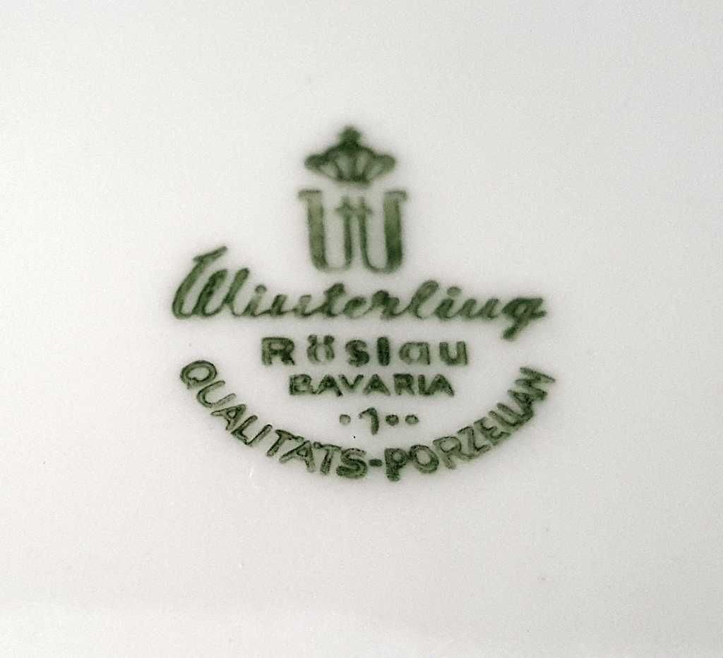 Porcelanowy zestaw śniadaniowy, sygnowany Winterling Bavaria