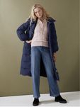 Куртка пуховик довгий 10 36 38 С М S zara