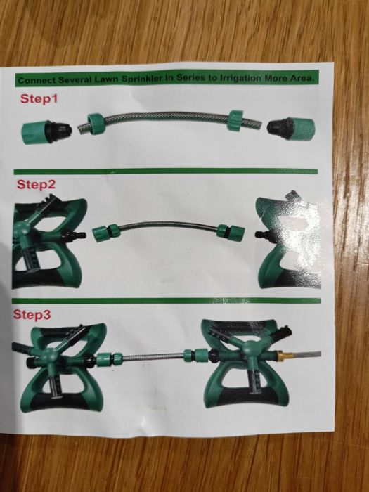 Obrotowy motylkowy zraszacz do trawnika ogrodowego