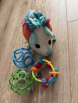 Zestaw zabawek gryzak jez mombella jez fisher price
