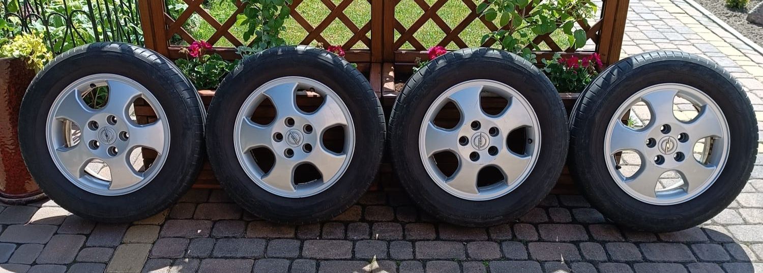Koła alufelgi opel zafira opony 195x65x15