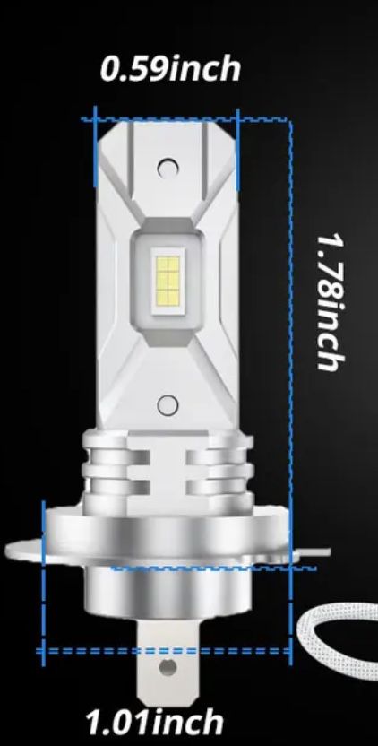 Продам комплект LED ламп H7