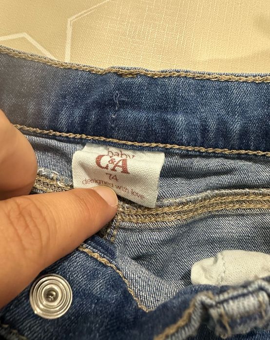 Calças de Ganga C&A (9-12M)