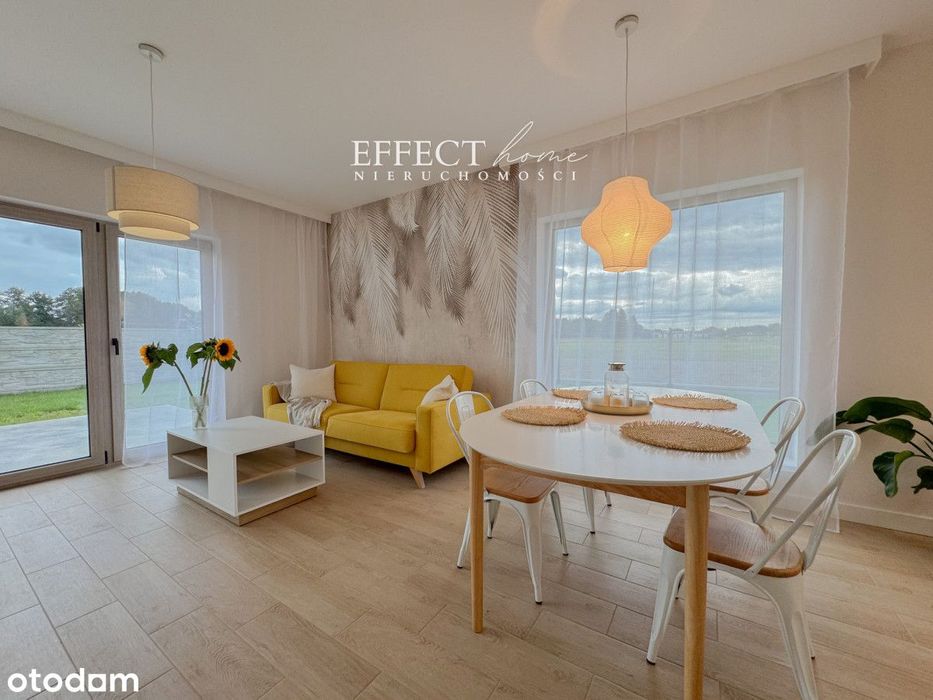 Nowy dom parterowy 86 m2 przy lesie