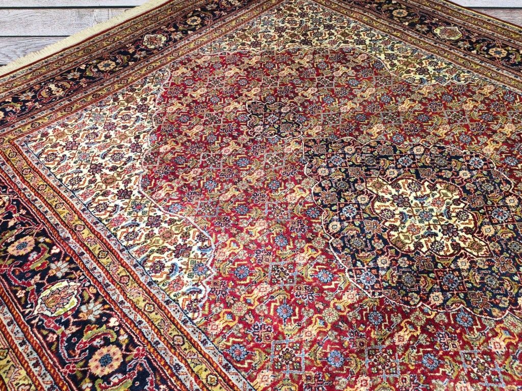 Kaszmirowy Tabriz - Przepełniony pięknem -  Perski dywan -  245x360