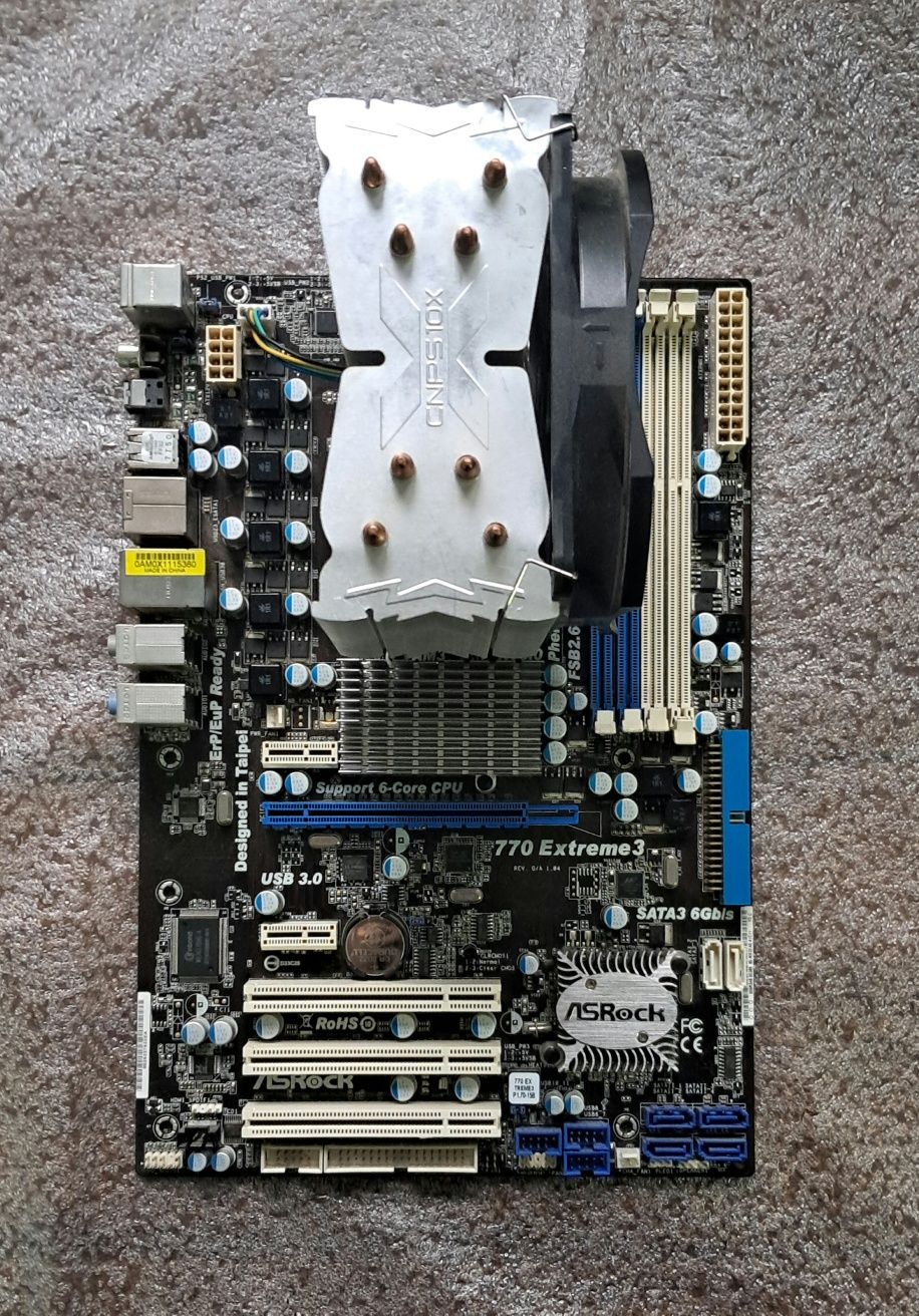 Комплект Материнська плата + кулер Zalman CNPS10X + оперативна память