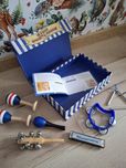 Vintage instrumenty angielska mnie dente muzyka compendium