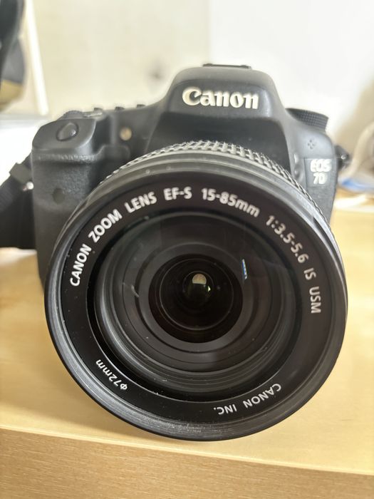 Canon 7D (bloco central mais lentr 15/85mm)