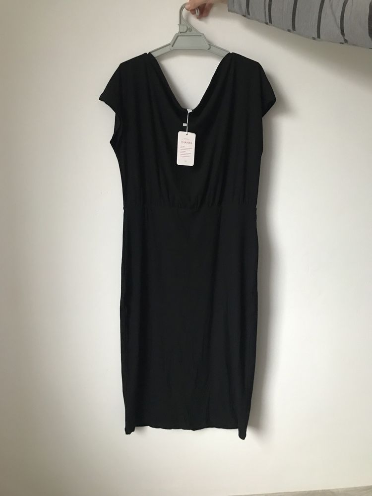 Długa sukienka czarna L/XL