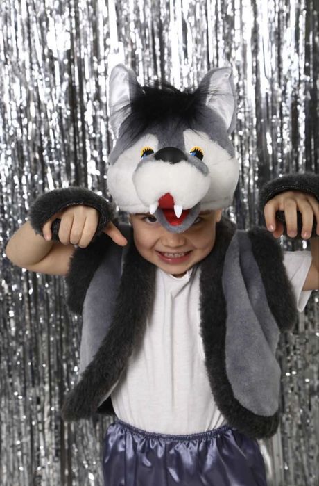 Дитячий карнавальний костюм "Вовк" 3-7 років