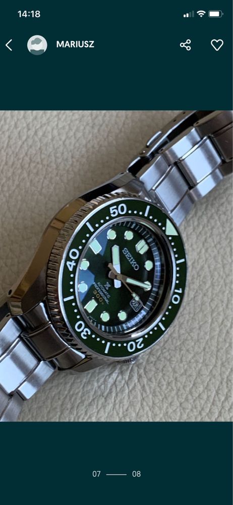 Seiko SLA 019J1 Marinemaster Limited idealny 1709/1968