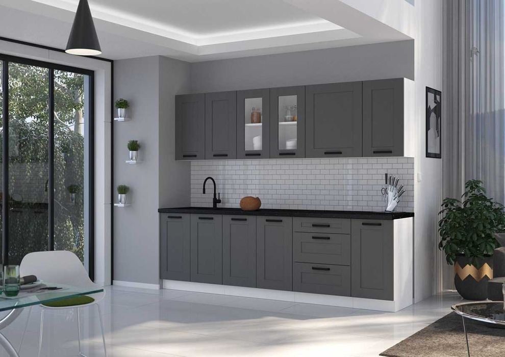 NOWE Nowoczesne Meble kuchenne kuchnia modułowa "LUNEA"