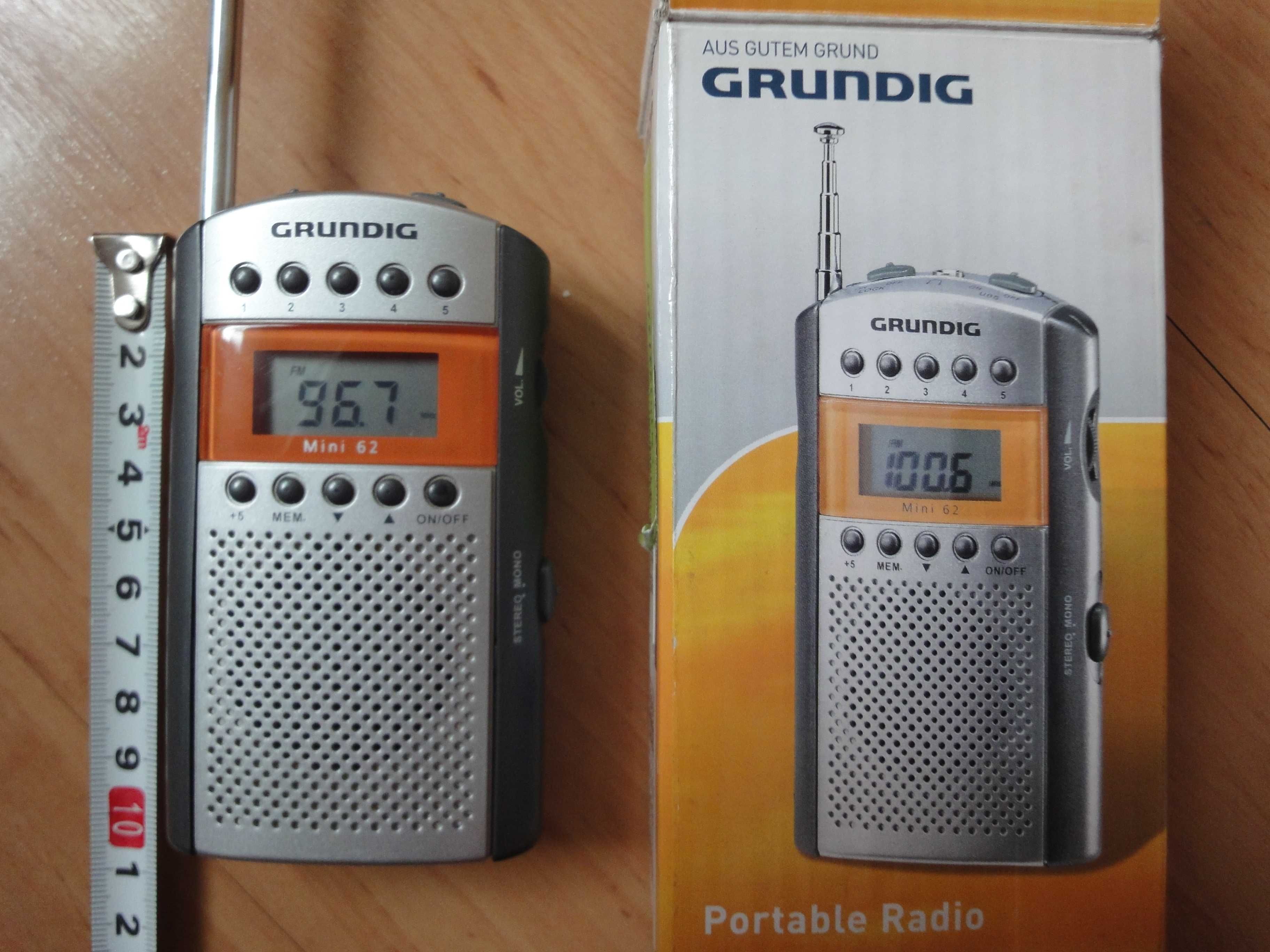Malutkie kieszonkowe radio Grundig