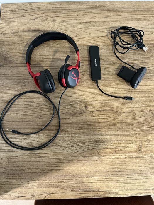 Auscultadores + Webcan + HUB