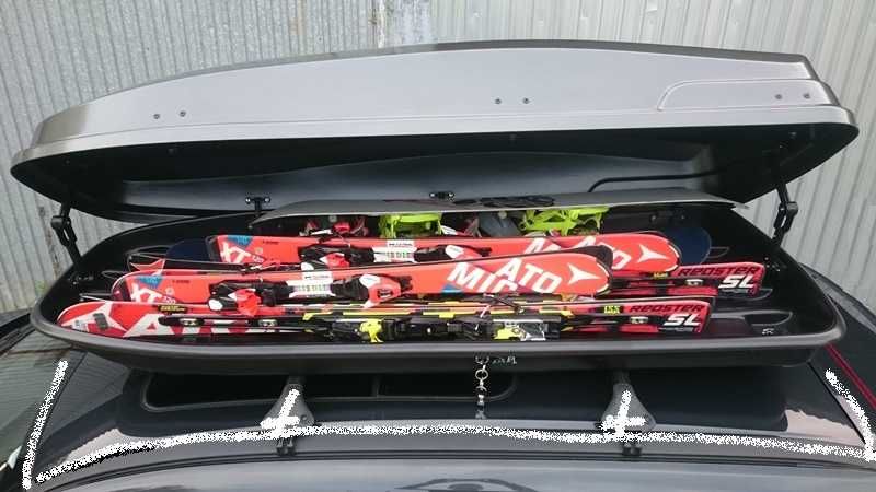 Box dachowy bagażnik FARAD TORPEDO 490 ABS dwustronny max90kg 195cm