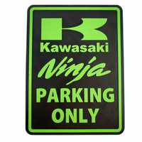 Kawasaki ninja h2r h2 zx-6r zs6r znak do garażu parking 3d