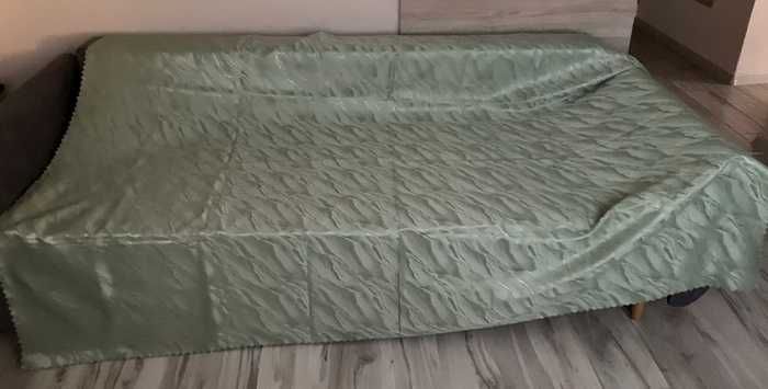 Obrus 160x220 cm, jasny seledyn, marmur, plamoodporny