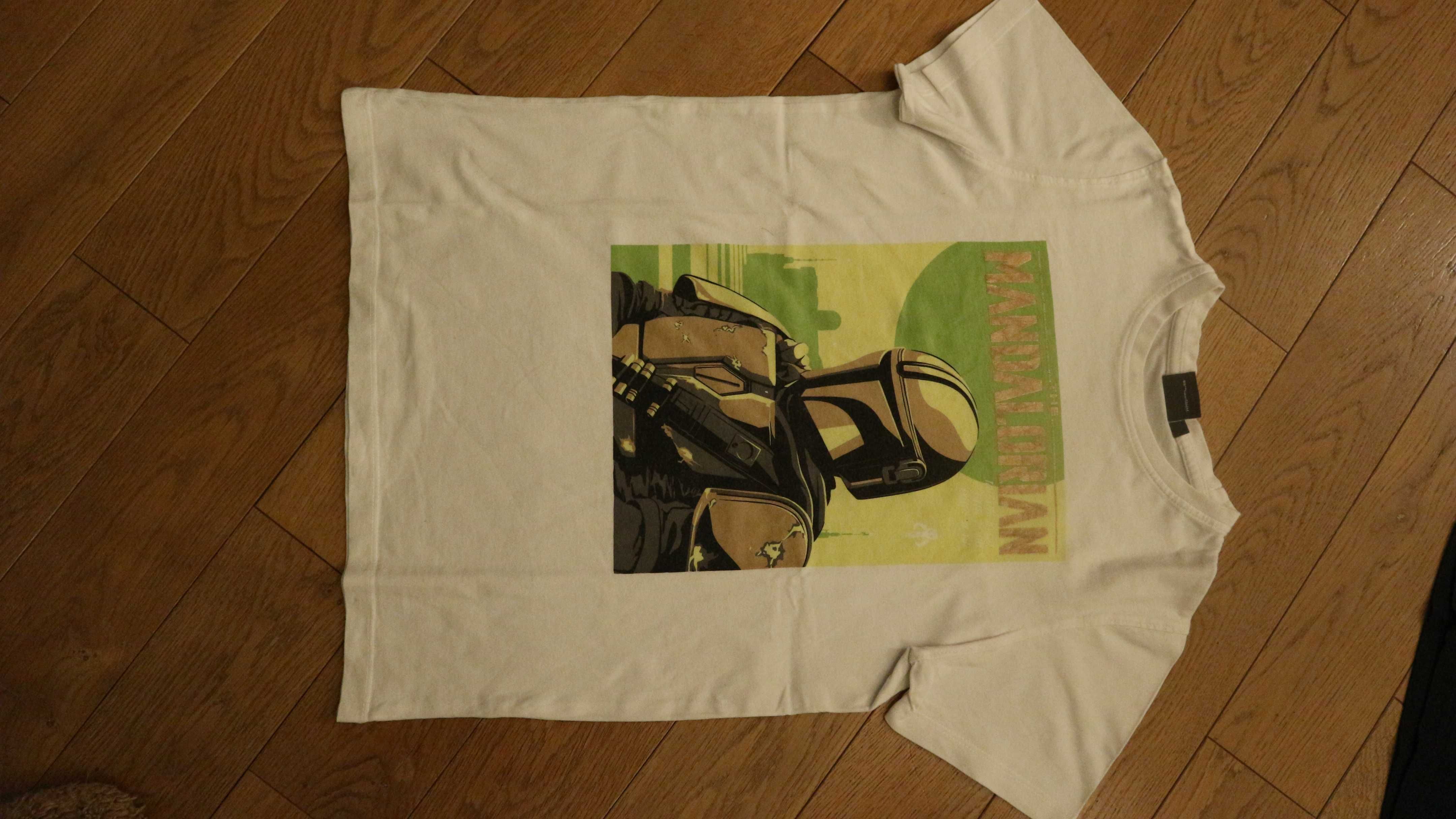 Paka koszulki t-shirty Quicksilver Mandalorian wilk 10-12 lat
