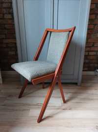 krzesło proj. John Arnecke vintage unikatowe styl Art Deco drewniane