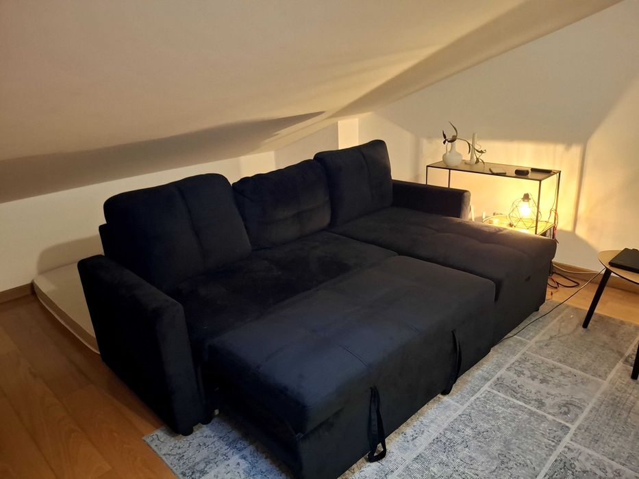 NOVO!! Sofa-Cama com caixa de armazenamento